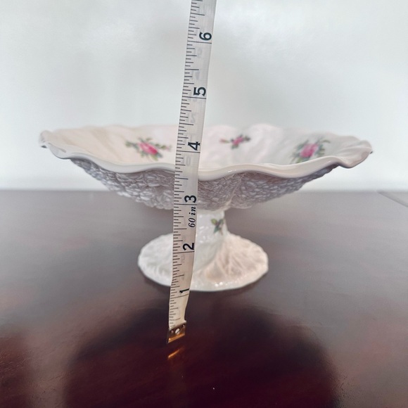 Copeland Spode Bridal Rose Compote Pedestal Bone China Made in England Y2862 - Picture 11 of 11